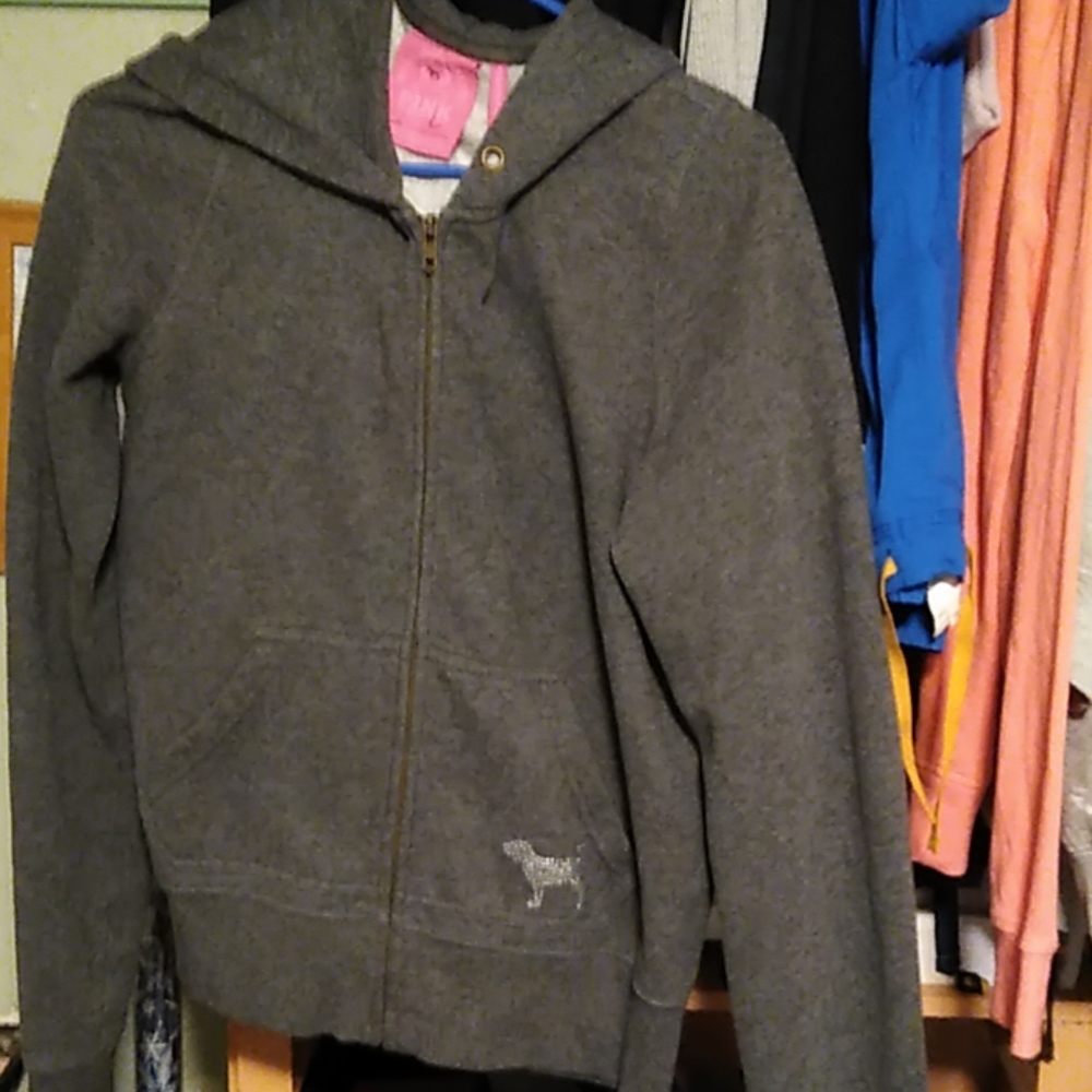Vs pink zip up